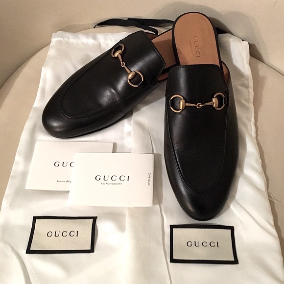 Gucci Shoes - Gucci Princetown Mule Loafers 1000 Nero